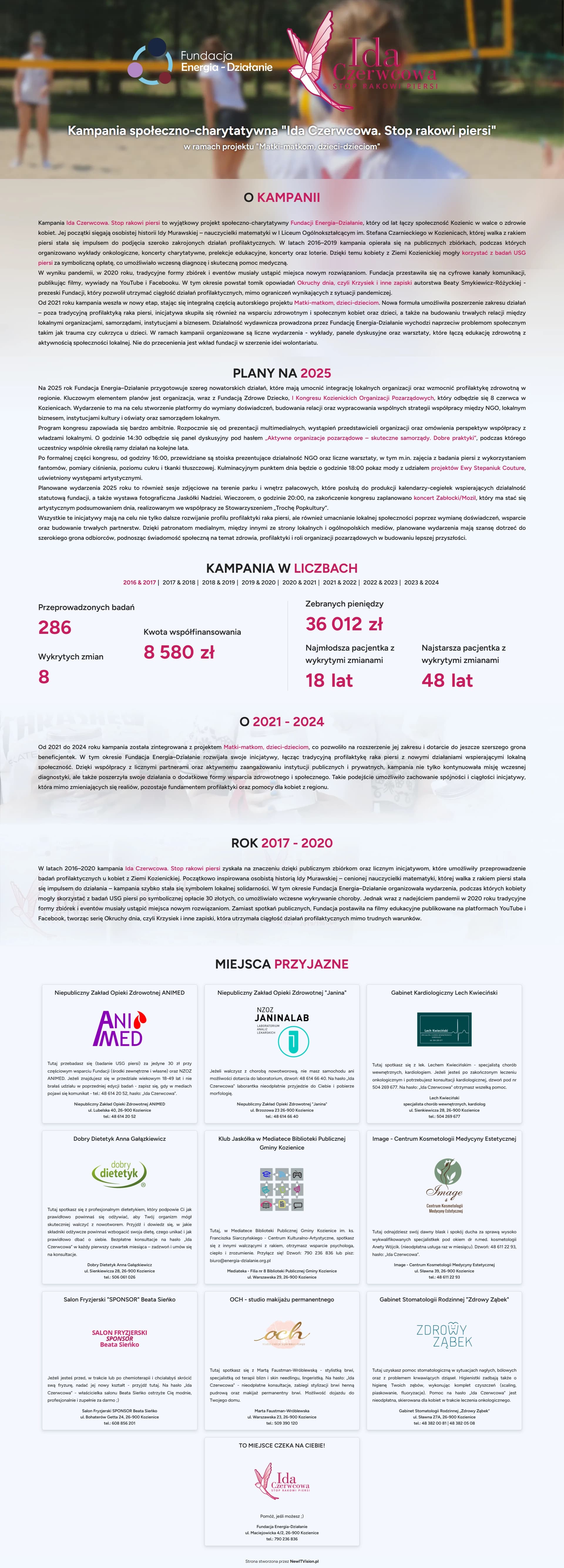 Ida Czerwcowa – Stop Breast Cancer - NewITVision.pl